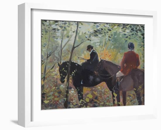 The Hunt - Waiting-Jennifer Wright-Framed Giclee Print