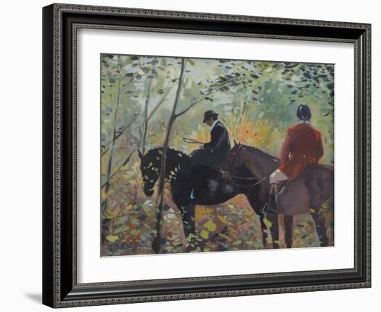 The Hunt - Waiting-Jennifer Wright-Framed Giclee Print