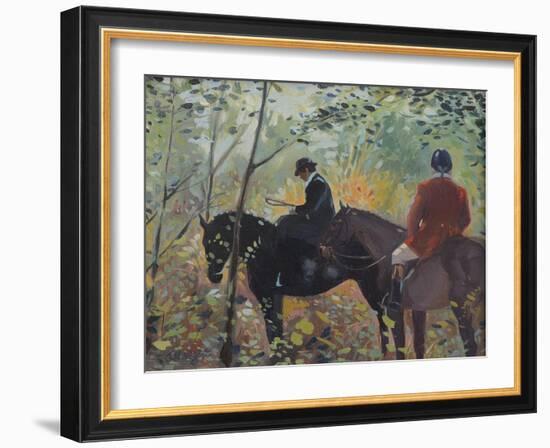 The Hunt - Waiting-Jennifer Wright-Framed Giclee Print