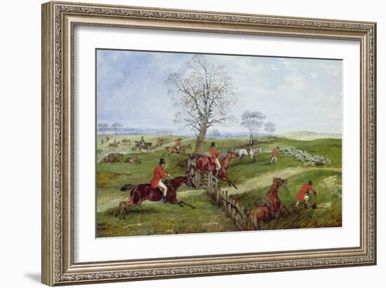 The Hunt-Henry Thomas Alken-Framed Giclee Print