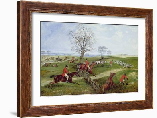 The Hunt-Henry Thomas Alken-Framed Giclee Print