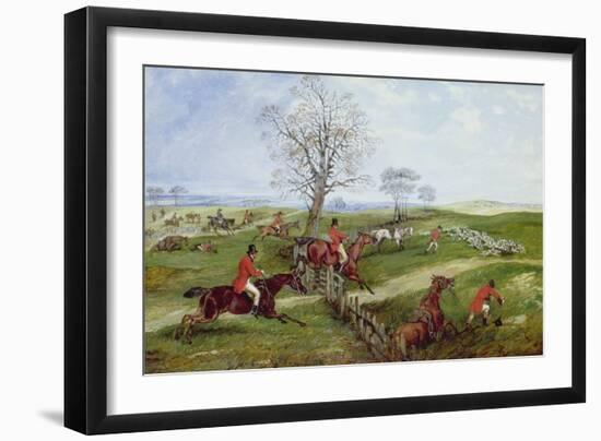 The Hunt-Henry Thomas Alken-Framed Giclee Print