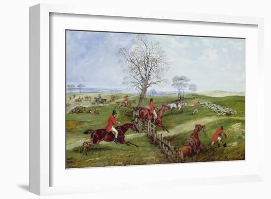 The Hunt-Henry Thomas Alken-Framed Giclee Print