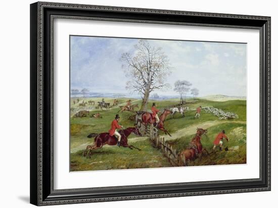 The Hunt-Henry Thomas Alken-Framed Giclee Print