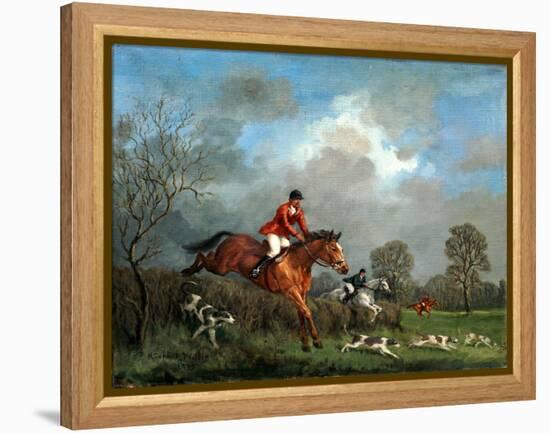 The Hunt-Richard Willis-Framed Premier Image Canvas