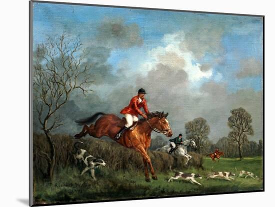 The Hunt-Richard Willis-Mounted Giclee Print