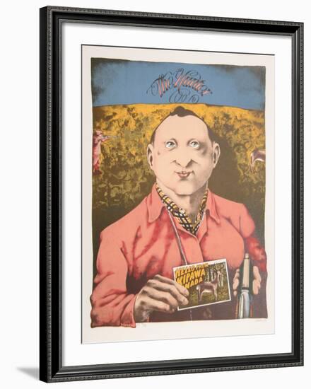 The Hunter from the Limestoned Portfolio-Dennis Geden-Framed Limited Edition