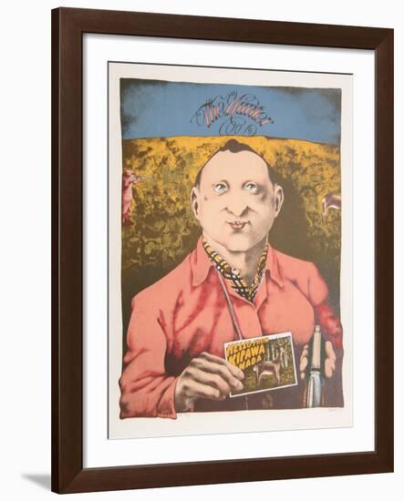 The Hunter from the Limestoned Portfolio-Dennis Geden-Framed Limited Edition