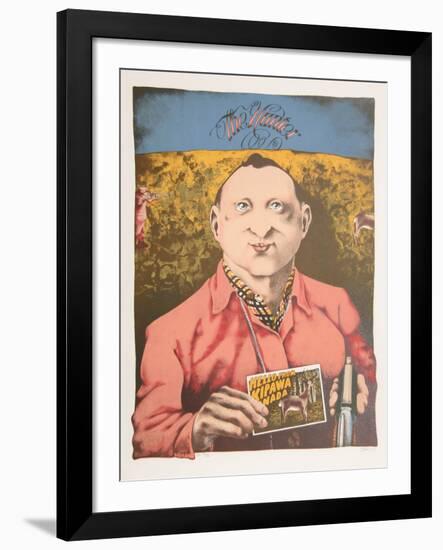 The Hunter from the Limestoned Portfolio-Dennis Geden-Framed Limited Edition