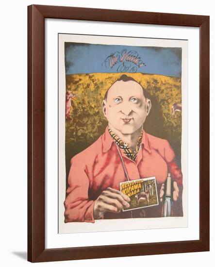 The Hunter from the Limestoned Portfolio-Dennis Geden-Framed Limited Edition