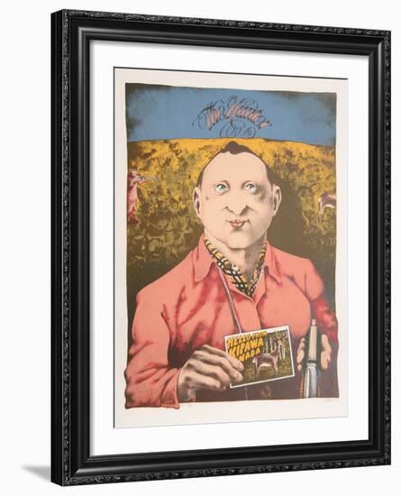 The Hunter from the Limestoned Portfolio-Dennis Geden-Framed Limited Edition