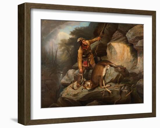 The Hunter's Dilemma, 1851-Arthur Fitzwilliam Tait-Framed Giclee Print