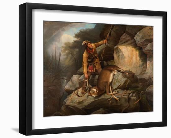 The Hunter's Dilemma, 1851-Arthur Fitzwilliam Tait-Framed Giclee Print