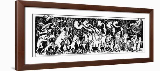 The Hunter's Funeral Procession-Moritz Ludwig von Schwind-Framed Giclee Print