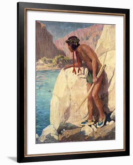 The Hunter-Eanger Irving Couse-Framed Giclee Print