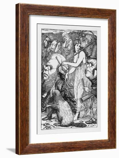 The Hunters Set out on Their Quest for the Snark-Henry Holiday-Framed Art Print