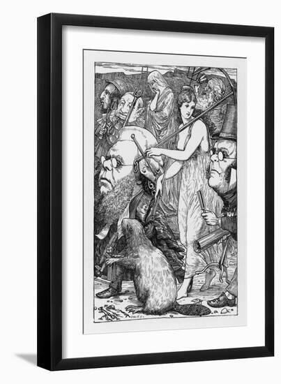 The Hunters Set out on Their Quest for the Snark-Henry Holiday-Framed Art Print