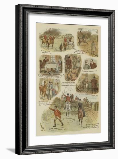 The Hunting Day-null-Framed Giclee Print