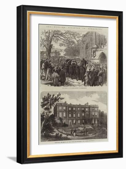 The Hunting Disaster in Yorkshire-Arthur Hopkins-Framed Giclee Print