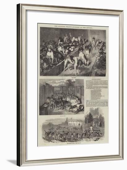 The Hunting Season, Economy of the Kennel-null-Framed Giclee Print