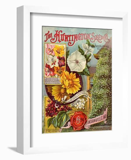 The Huntington Seed Co.-null-Framed Art Print