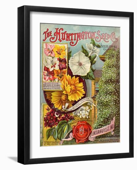 The Huntington Seed Co.-null-Framed Art Print