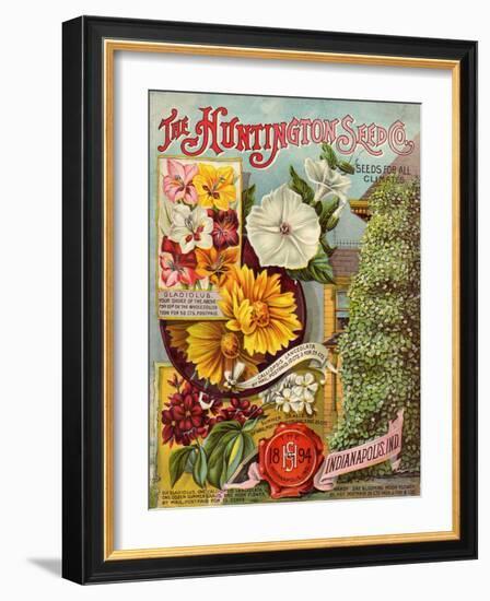 The Huntington Seed Co.-null-Framed Art Print