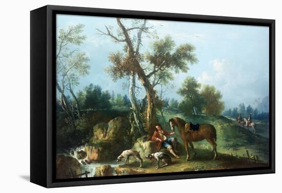 The Huntsman's Rest-Francesco Zuccarelli-Framed Premier Image Canvas