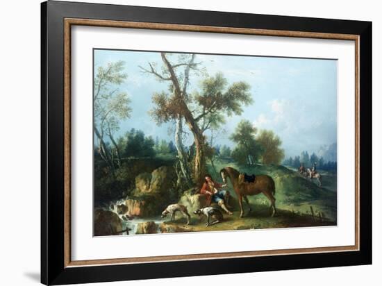 The Huntsman's Rest-Francesco Zuccarelli-Framed Giclee Print