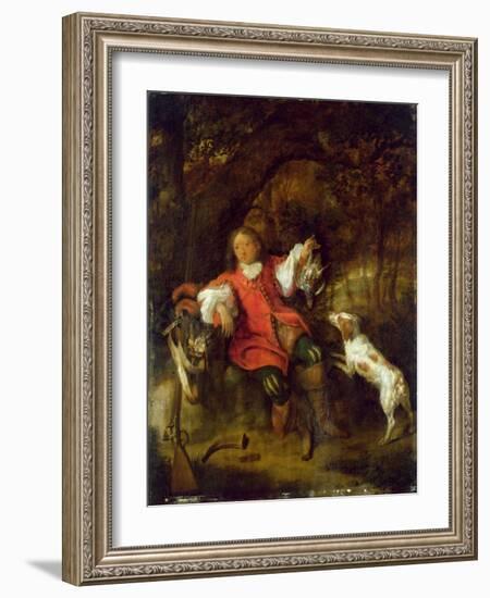 The Huntsman-Gabriel Metsu-Framed Giclee Print