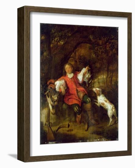 The Huntsman-Gabriel Metsu-Framed Giclee Print