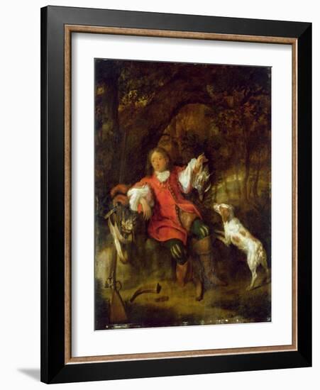 The Huntsman-Gabriel Metsu-Framed Giclee Print