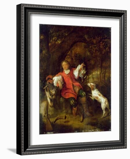 The Huntsman-Gabriel Metsu-Framed Giclee Print