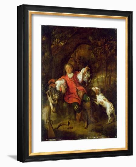 The Huntsman-Gabriel Metsu-Framed Giclee Print