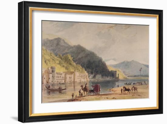 'The Hurduwar - where the Ganges enters the Plains of Hindoostan', c1786-1791, (1935)-William Daniell-Framed Giclee Print