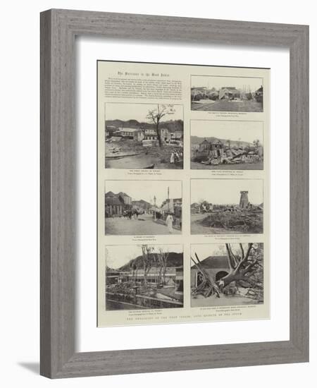 The Hurricane in the West Indies, Some Effects of the Storm-null-Framed Giclee Print