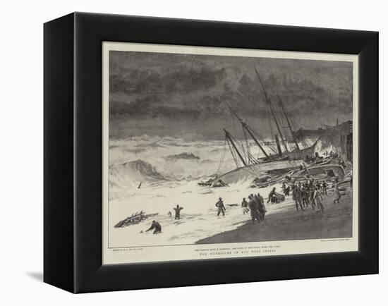 The Hurricane in the West Indies-William Lionel Wyllie-Framed Premier Image Canvas