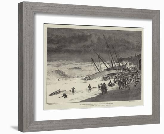 The Hurricane in the West Indies-William Lionel Wyllie-Framed Giclee Print