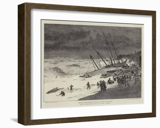 The Hurricane in the West Indies-William Lionel Wyllie-Framed Giclee Print