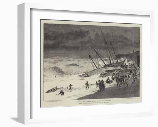 The Hurricane in the West Indies-William Lionel Wyllie-Framed Giclee Print