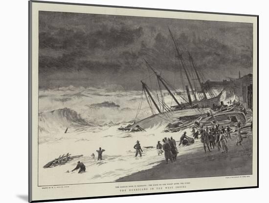 The Hurricane in the West Indies-William Lionel Wyllie-Mounted Giclee Print