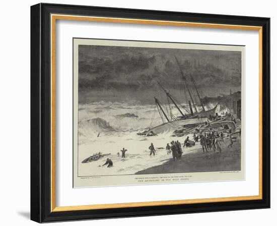 The Hurricane in the West Indies-William Lionel Wyllie-Framed Giclee Print