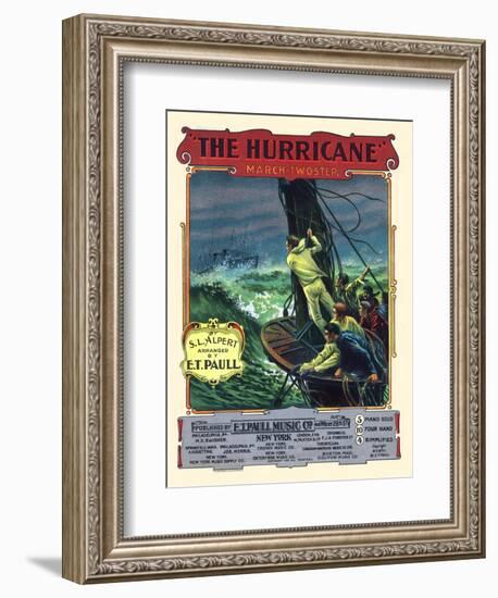 The Hurricane-A. Hoen-Framed Art Print