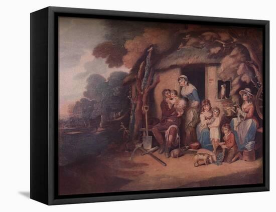 'The Husbandman's - Saturday Evening:  Return from Labour', c1789-William Nutter-Framed Premier Image Canvas
