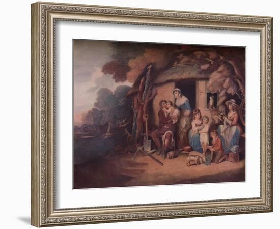 'The Husbandman's - Saturday Evening:  Return from Labour', c1789-William Nutter-Framed Giclee Print