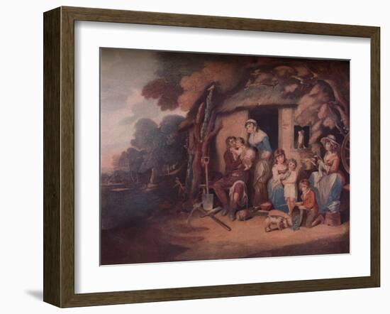 'The Husbandman's - Saturday Evening:  Return from Labour', c1789-William Nutter-Framed Giclee Print