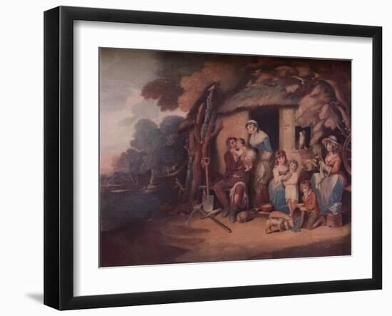 'The Husbandman's - Saturday Evening:  Return from Labour', c1789-William Nutter-Framed Giclee Print