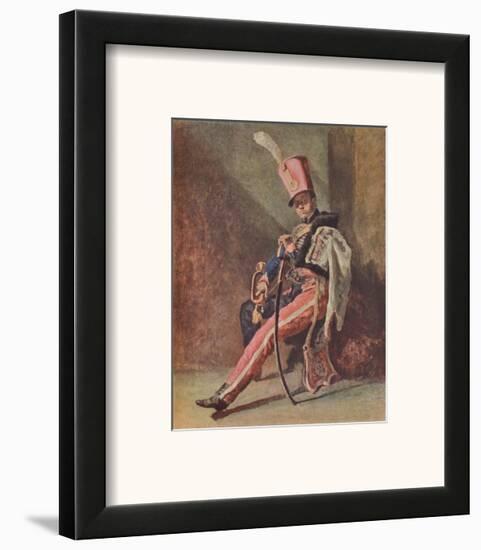 The Hussar-Trumpeter-Théodore Géricault-Framed Art Print