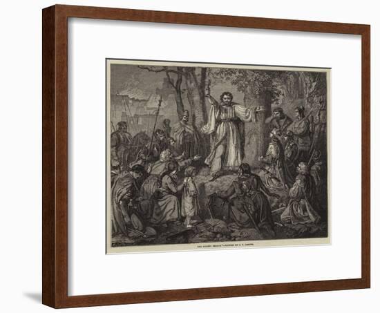 The Hussite Sermon-Carl Friedrich Lessing-Framed Giclee Print