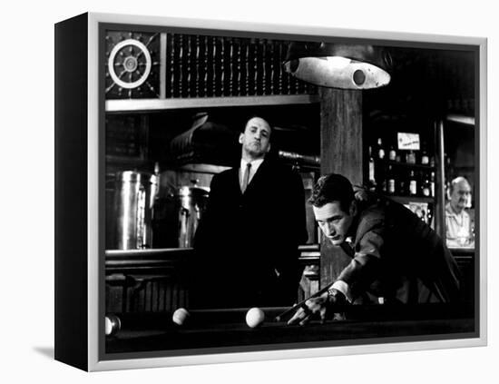 The Hustler, George C. Scott, Paul Newman, 1961-null-Framed Stretched Canvas